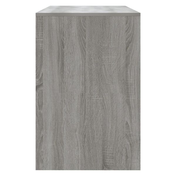 vidaXL 3 Piece Dining Set Grey Sonoma Engineered Wood