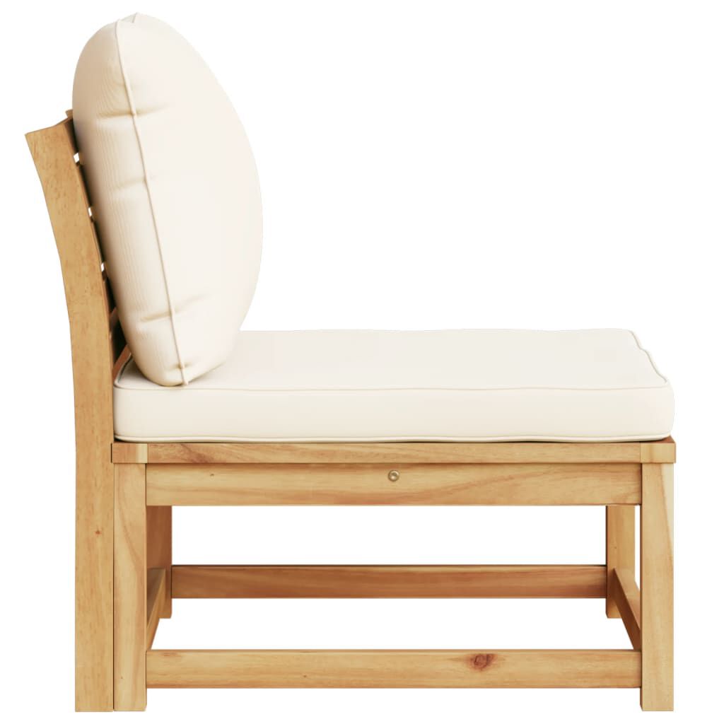 vidaXL Garden Sofa with Cushions Solid Wood Acacia