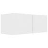 vidaXL TV Cabinet White 80x30x30 cm Engineered Wood