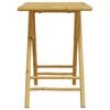vidaXL 3 Piece Bistro Set Bamboo