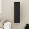 vidaXL TV Cabinet Black 30.5x30x110 cm Engineered Wood