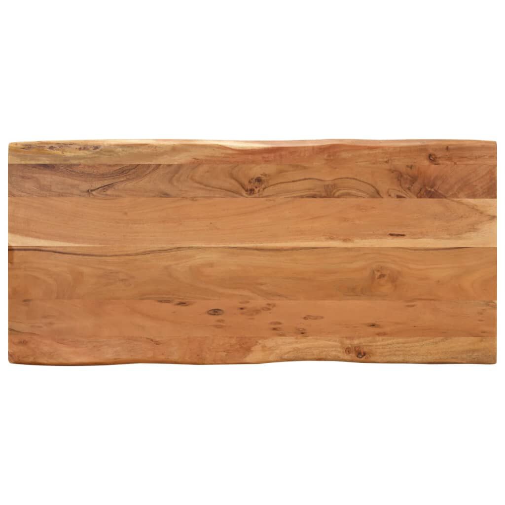 vidaXL Dining Table 110x50x76 cm Solid Wood Acacia