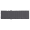 vidaXL Sun Lounger Cushion Anthracite 200x60x3cm Oxford Fabric