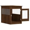 vidaXL Dog Crate Furniture Brown Oak 55x80x68 cm Engineered Wood