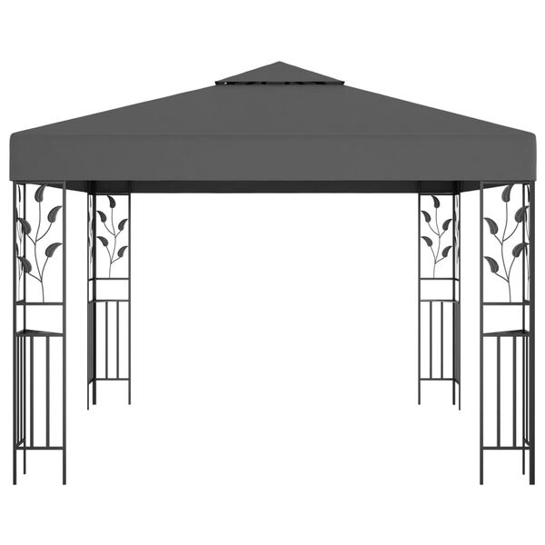 vidaXL Gazebo 3x3 m Anthracite