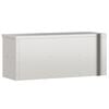 vidaXL Kitchen Wall Cabinet with Shelf Stainless Steel