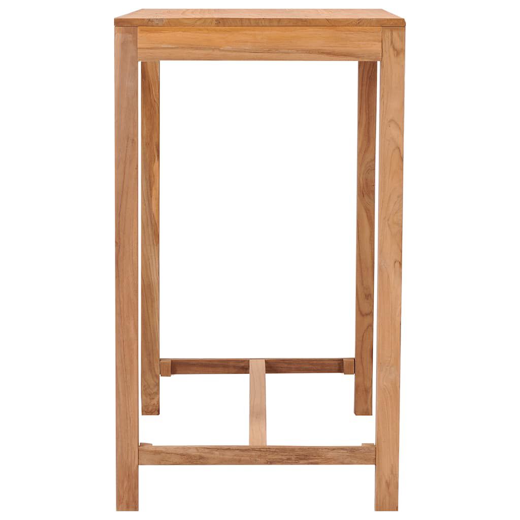 vidaXL Garden Bar Table 110x60x105 cm Solid Teak Wood