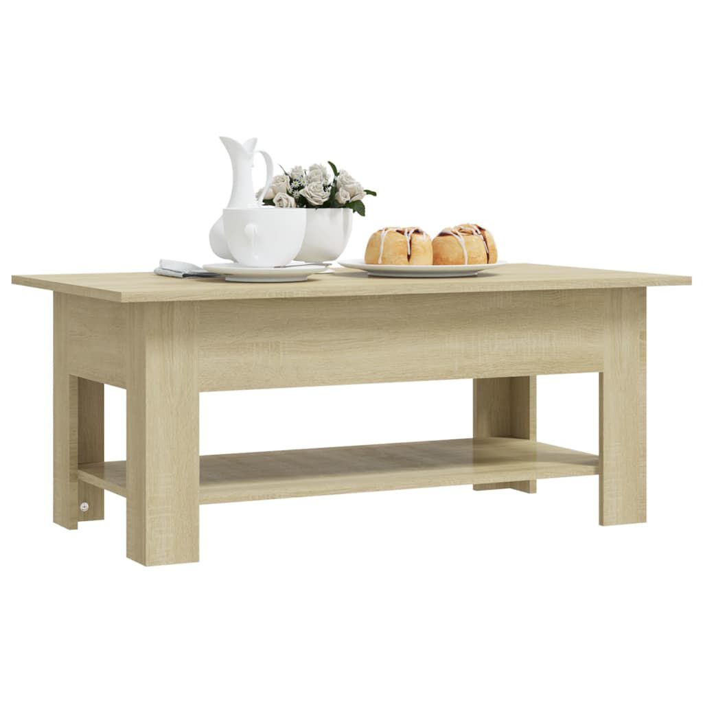 vidaXL Coffee Table Sonoma Oak 102x55x42 cm Engineered Wood