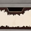 vidaXL Sideboard Solid Mango Wood and Steel 65x33x76 cm