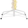 vidaXL Artificial Christmas Tree with Iridescent Tips White 180 cm PVC