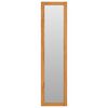vidaXL Wall Mirror with Shelves 30x30x120 cm Solid Teak Wood
