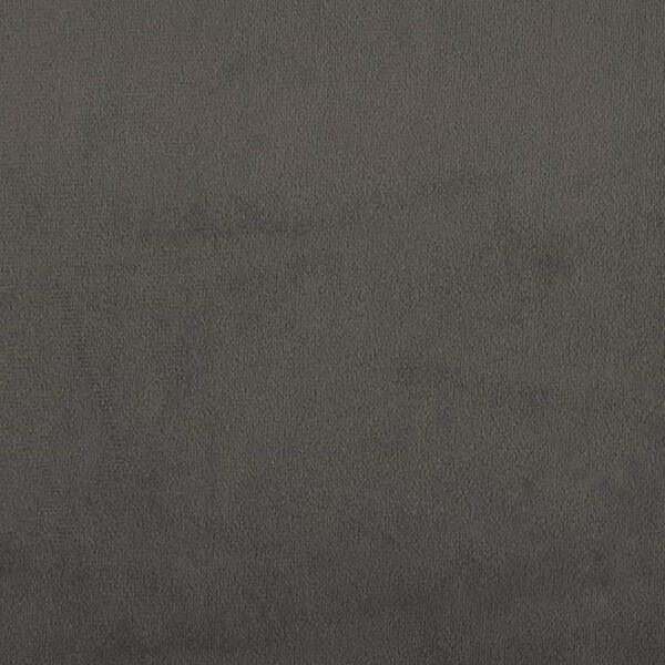 vidaXL Bed Frame without Mattress Dark Grey Queen Velvet