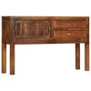 vidaXL Sideboard 118x30x75 cm Solid Mango Wood