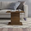 vidaXL Coffee Table Brown Oak 55.5x55.5x40 cm Engineered Wood