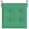 vidaXL Garden Chair Cushions 6 pcs Green 40x40x4 cm Oxford Fabric