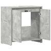 vidaXL Bathroom Cabinet Concrete Grey 60x33x61 cm Engineered Wood
