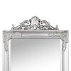 vidaXL Free-Standing Mirror Silver 40x160 cm