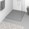 vidaXL Shower Base Tray SMC Grey 100x80 cm