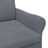 vidaXL Armchair Dark grey 76 x 94 x 102 cm Velvet