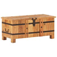 vidaXL Chest 90x40x40 cm Solid Acacia Wood