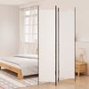 vidaXL 3-Panel Room Divider White 150x220 cm Fabric
