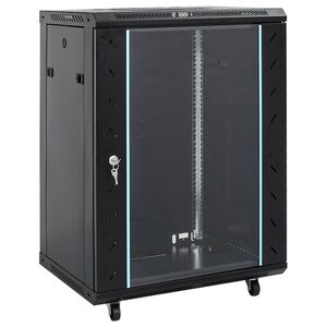 vidaXL 15U Network Cabinet with Swivel Feet 19" IP20 60x45x86 cm
