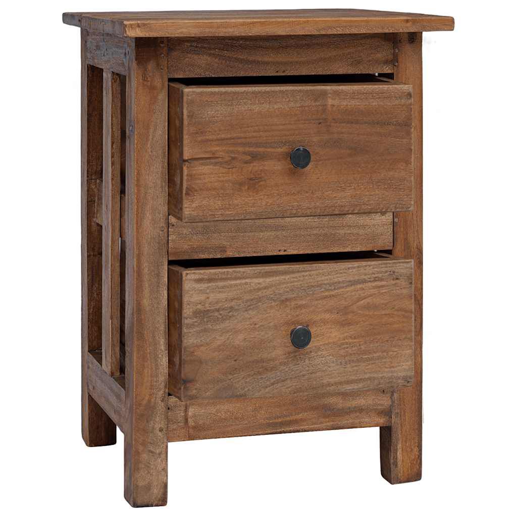 vidaXL Nightstand Solid Mahogany Wood 40x30x51 cm