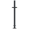 vidaXL Garden Gate Anthracite 105x105 cm Steel Square Design