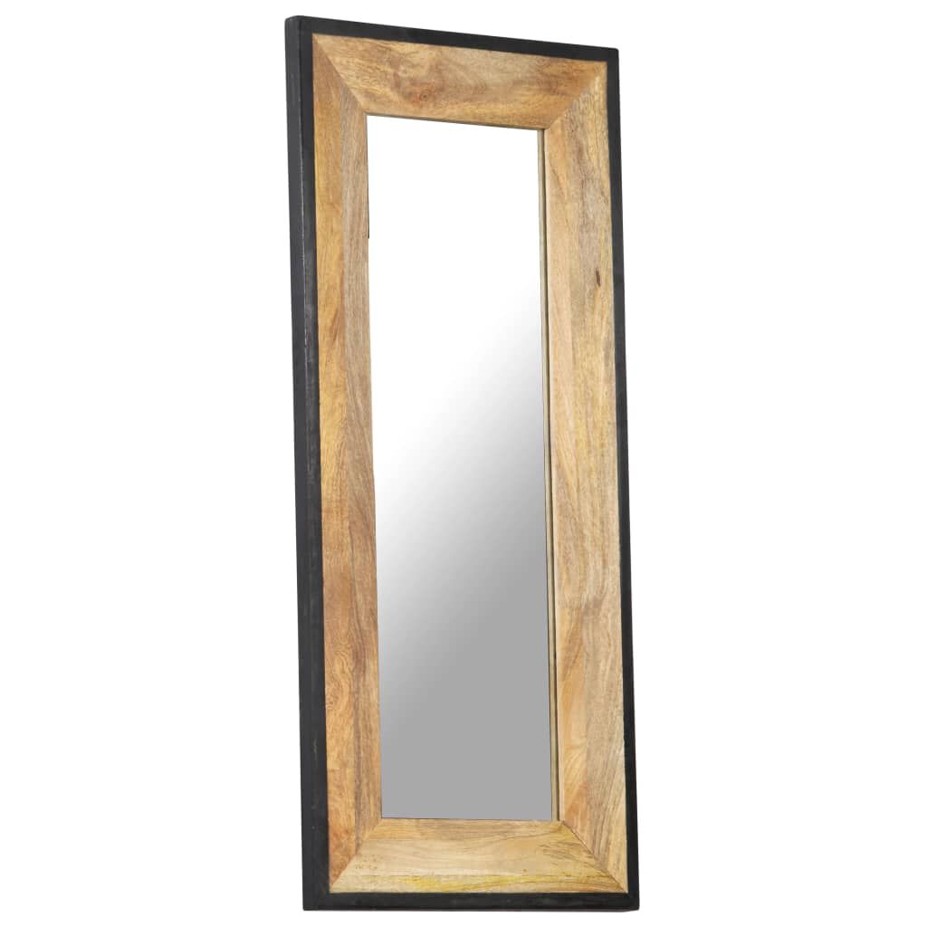 vidaXL Mirror 110x50 cm Solid Mango Wood
