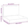 vidaXL Pallet Cushions 2 pcs Melange Beige Fabric