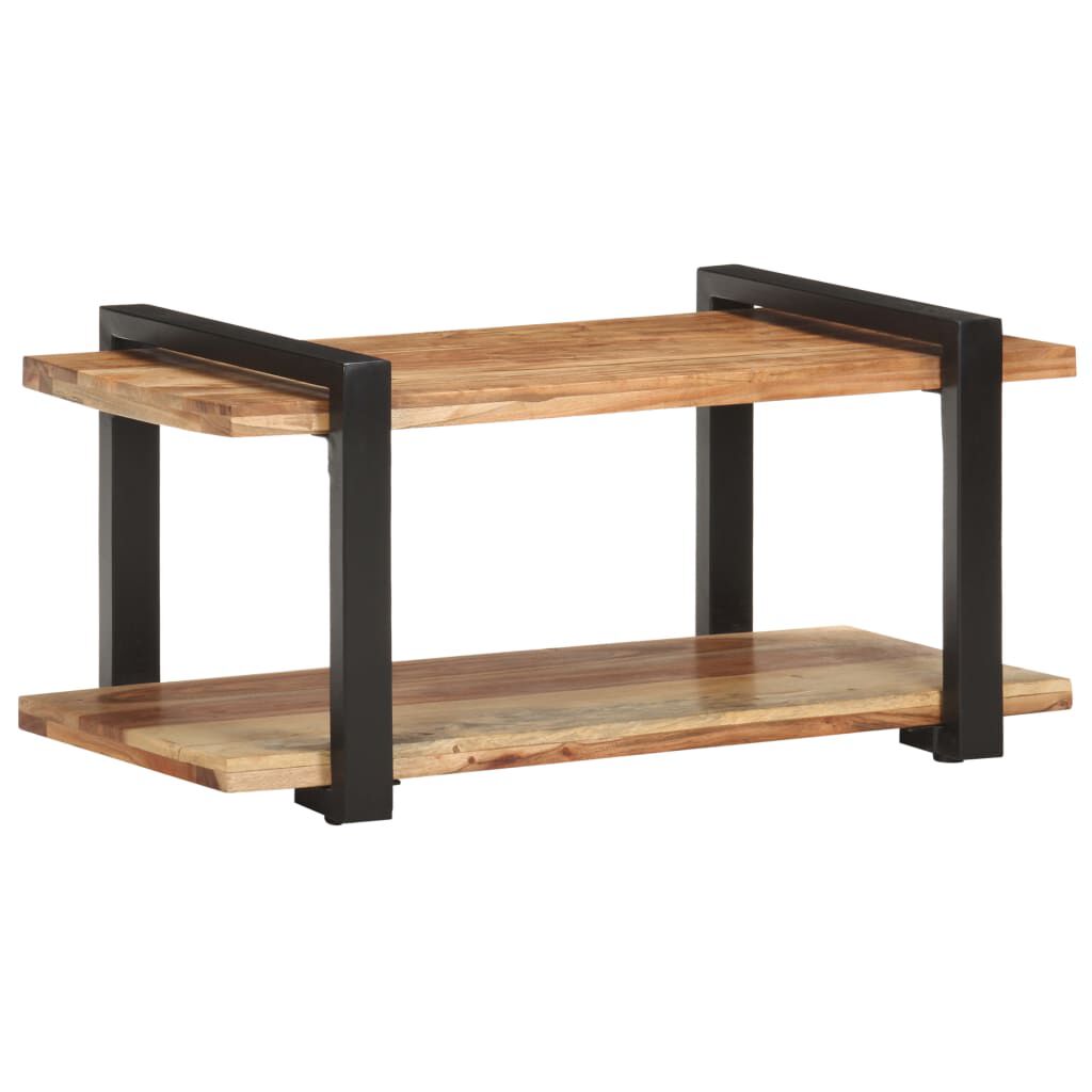 vidaXL TV Cabinet 90x40x40 cm Solid Acacia Wood