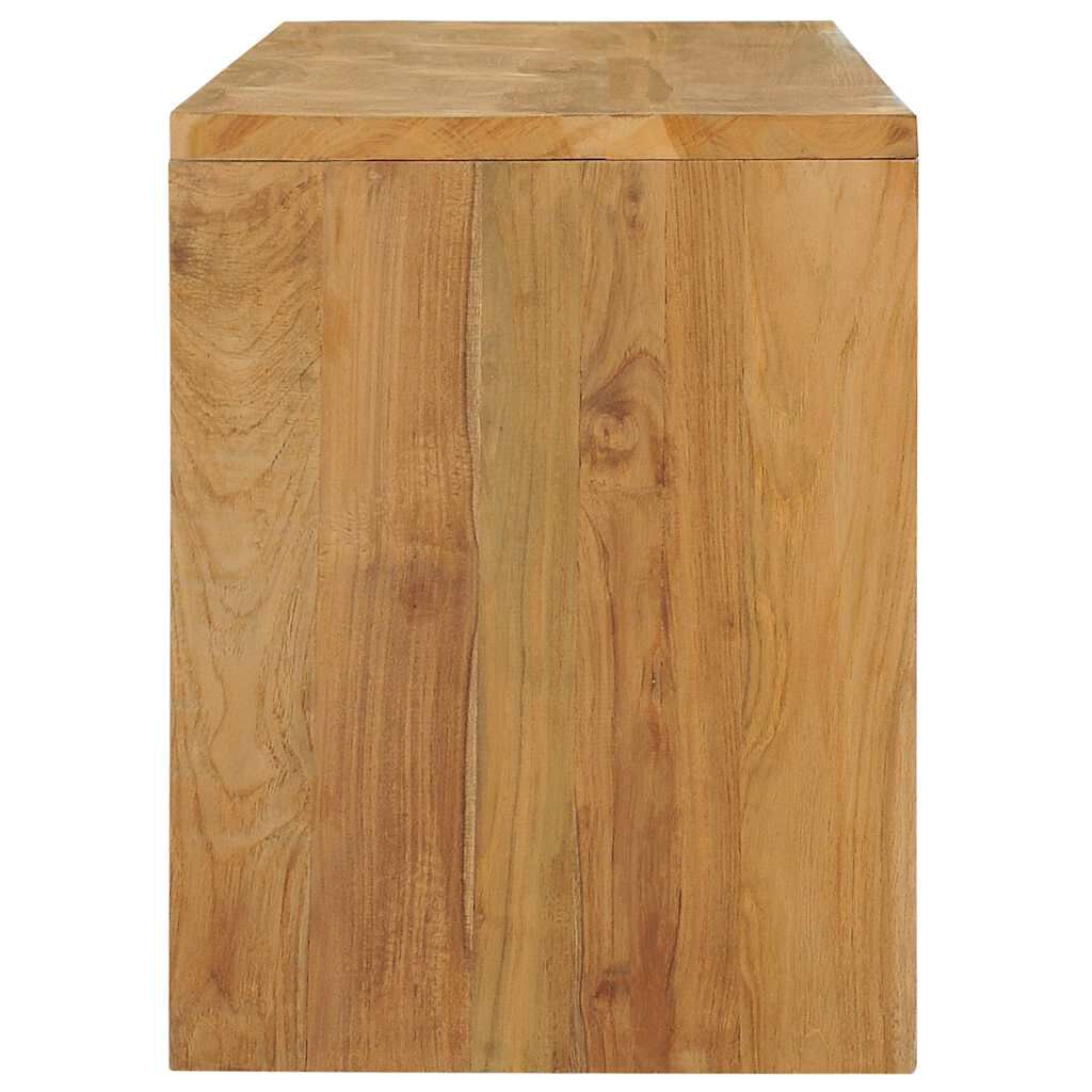 vidaXL TV Cabinet 100x35x45 cm Solid Teak Wood