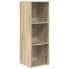 vidaXL Wall-mounted TV Cabinet Sonoma Oak 37x37x107 cm Engineered Wood