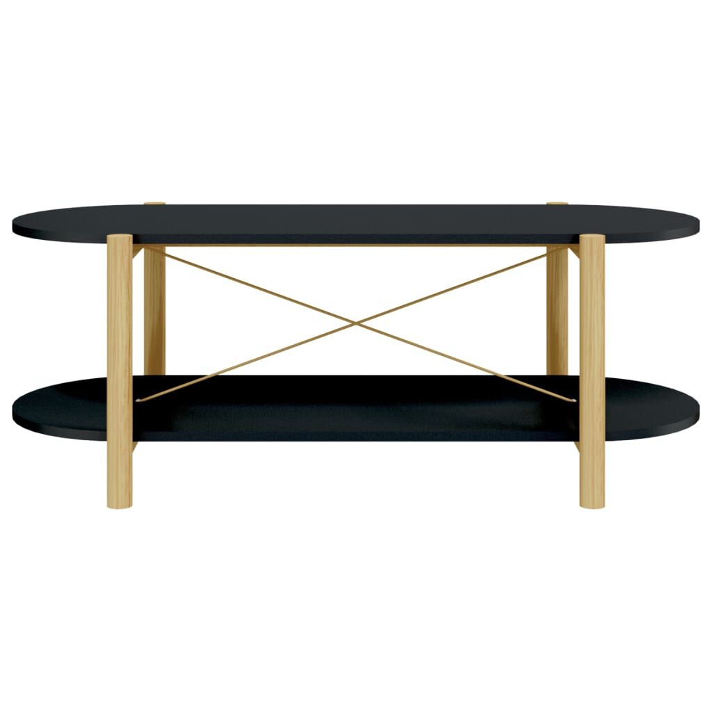 vidaXL Coffee Table Black 110x48x40 cm Engineered Wood