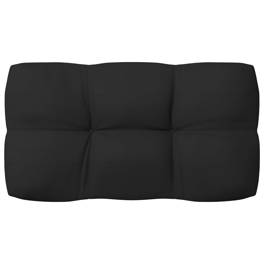 vidaXL Pallet Sofa Cushions 7 pcs Black