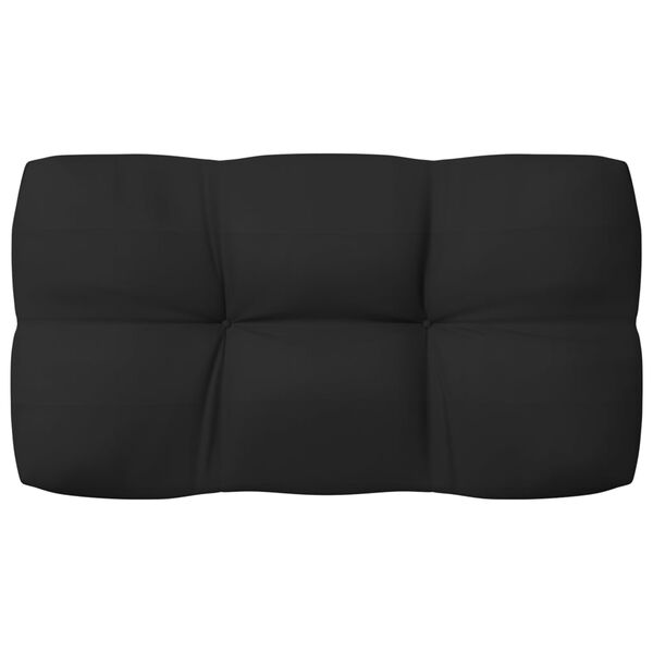 vidaXL Pallet Sofa Cushions 7 pcs Black