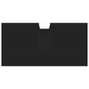 vidaXL Bathroom Sink Cabinet Black 60x30x60 cm Engineered Wood