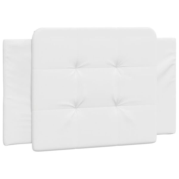 vidaXL Bed Frame with LED without Mattress "Zadar" White 100x190 cm