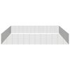 vidaXL Free Range Animal Enclosure 48-Panel 54x100 cm Galvanised Iron