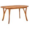 vidaXL Garden Table 150x90x75 cm Solid Acacia Wood