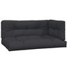 vidaXL 2 Piece Garden Pallet Sofa Set with Cushions Solid Wood Acacia