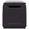vidaXL Garden Storage Box 138x53x57 cm 330 L Dark Grey and Black