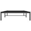 vidaXL Metal Bed Frame without Mattress Black 100x200cm