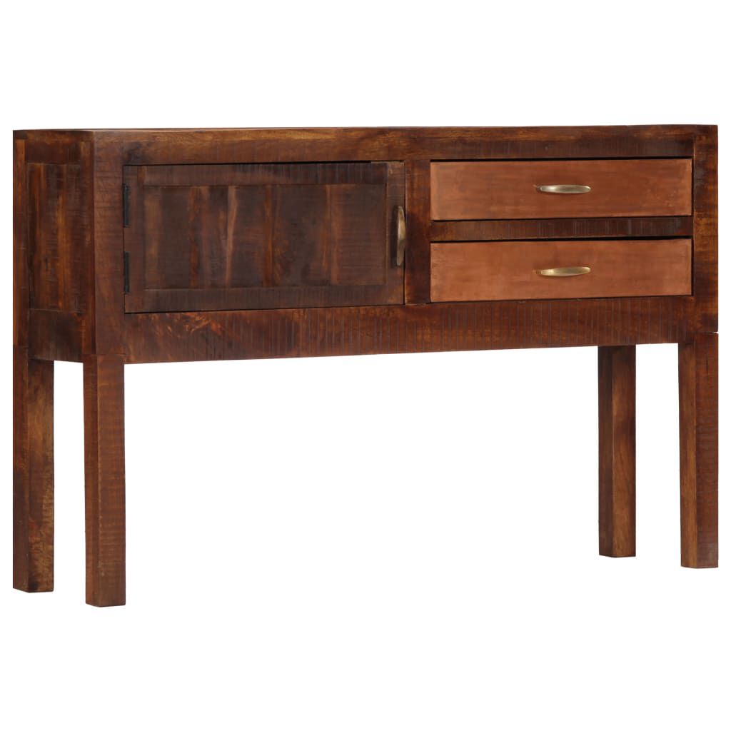 vidaXL Sideboard 118x30x75 cm Solid Mango Wood