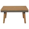 vidaXL 4 Piece Garden Lounge Set with Cushions Solid Acacia Wood Brown