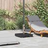 vidaXL Parasol Base Black 41 x 41 x 37 cm Granite