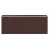 vidaXL Garden Shed Dark Brown 192x523x223 cm Galvanised Steel