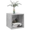 vidaXL Wall Cabinets 2 pcs Concrete Grey 37x37x37 cm Engineered Wood