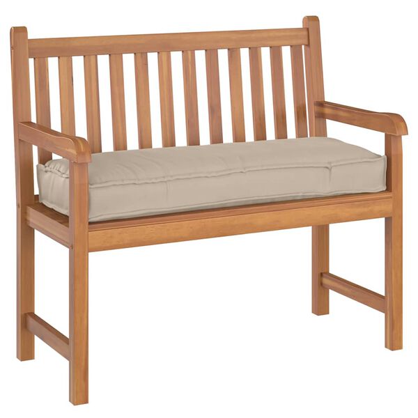 vidaXL Cushion Taupe 110 x 40 x 8 cm Oxford Fabric