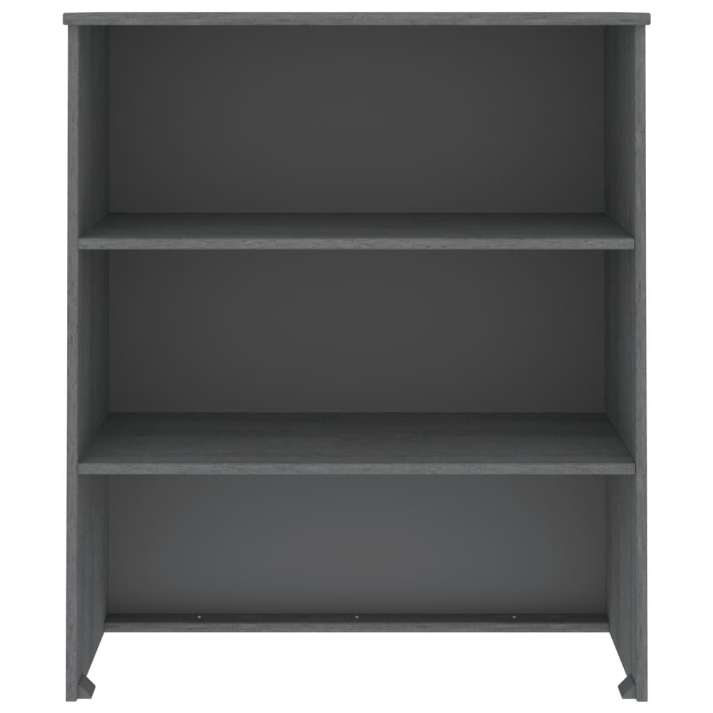 vidaXL Top for Highboard HAMAR Dark Grey 85x35x100cm Solid Wood Pine